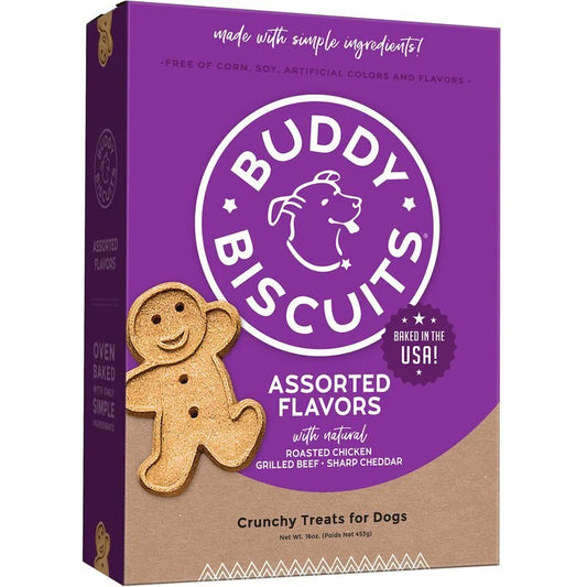 Buddy Biscuits Dog Crunchy Assorted 16Oz.