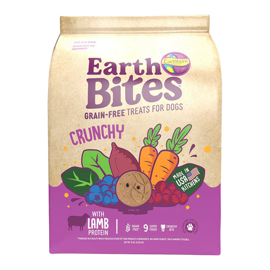 Holistic Earthbites Crunchy Dog Treats Lamb & Pumpkin 1Ea/10 Oz